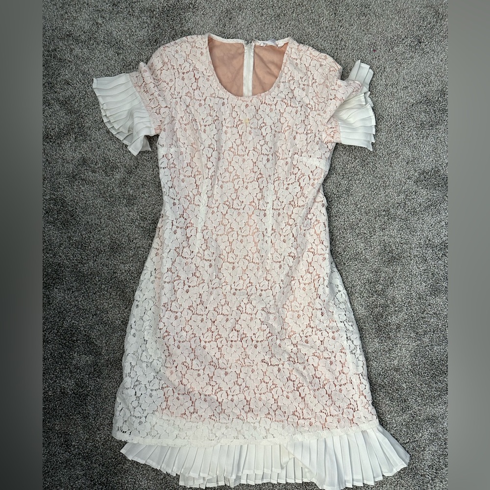 Downeast Pink and Lace Dress